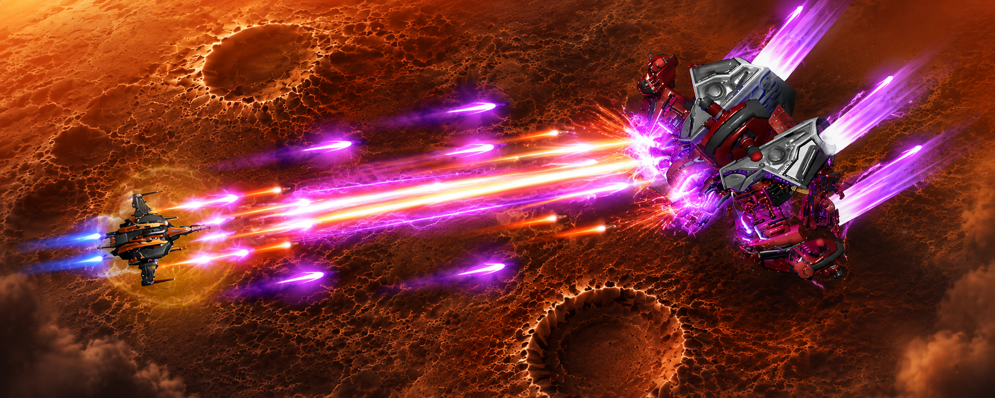 Boss battle inside the Rift